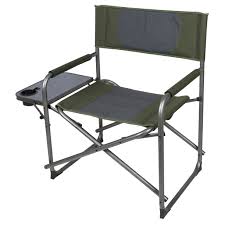 Magellan outdoors xl directors chair. Ozark Trail Oversized Director Chair With Side Table For Outdoor Green Fabric Walmart Com Walmart Com