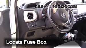 I have a toyota echo 2005 hatchback with 300000 km on it. Interior Fuse Box Location 2012 2018 Toyota Yaris 2012 Toyota Yaris L 1 5l 4 Cyl Hatchback 4 Door