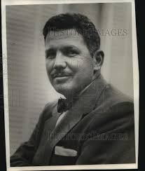 1961 Press Photo William Lenox Budge, Speaker with Louisiana Engineering  Society