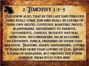 Image result for illustrated text 2 timothy 3: 1-5 KJV