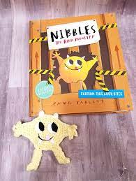 The book monster (by emma yarlett). Nibbles The Book Moster Crochet Bookmark