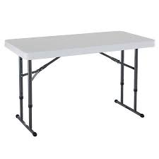 Lifetime 4 Adjustable Folding Table White Granite 80160 Walmart Com Folding Table White Granite Primitive Dining Rooms