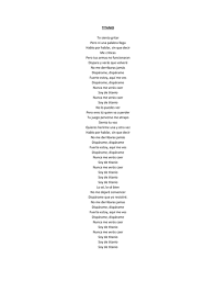 sia you shout it out but i can't hear a word you say i'm talking loud. Titanium Spanish Version For Tenses Revision Teaching Resources