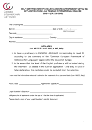 Proof Of English Proficiency Letter Pdf Fill Online Printable Fillable Blank Pdffiller