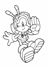 Charmy Sonic Free Printable Coloring Page Free Printable Coloring Pages Coloring Pages Free Printable Coloring