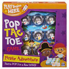 Play Begins Pop Tac Toe Pirate Adventures Popper Board Game For Families And Kids Ages 3 And Up Walmart Com Pirate Adventure Pirates Classic Games