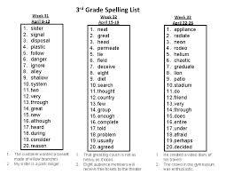 The free word lists are pdf documents for easy printing. Spelling Tic Tac Toe Homework Directions Use This