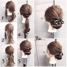 顔まわりすっきりで好感度up 冬の清楚系アレンジはどうする ヘアスタイリング ヘアアレンジ オフィス ヘアアレンジ