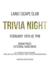 This covers everything from disney, to harry potter, and even emma stone movies, so get ready. Suny Esf Landscape Architecture Land Scape Club La Trivia Night Please Join Us For Land Scape Club Virtual Trivia Night On February 19th 7pm We Will Have Questions Ranging From Pop Culture