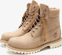 Timberland Men S 6 Inch Premium Waterproof Boots Light Beige Nubuck A1bbl Sale In 2020 Boots Timberland Mens Mens Waterproof Boots