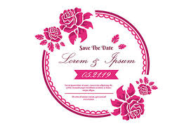 I found 35 web sites with free svg files! Wedding Invitation Card Flower Frame Graphic By Apple Creative Fabrica