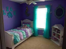 30 Cute Mermaid Themed Girl Bedroom Ideas The Urban Interior Purple Bedroom Walls Purple Bedroom Decor Mermaid Themed Bedroom