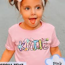 Buy Custom Add Your Own Name Easter Bunny Monogram With Eggs Png Digital  Download Sublimation Online in India