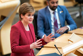 Nicola sturgeon (left) was accused of presiding over 'national shame' today as scotland's drugs deaths hit a new record of 1,339. Scotland Lockdown Announcement When Scotland Will Move To Level 0 After Nicola Sturgeon Says Delay Likely