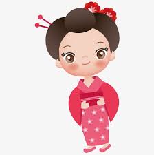 فتاة كيمونو Traje Tradicional Japonesas
