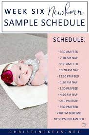 Week 6 Newborn Sample Schedule Read About The Routine We Re Following That Got Our Baby Girl To Sleep Through The New Baby Products Baby Baby Sleep Problems