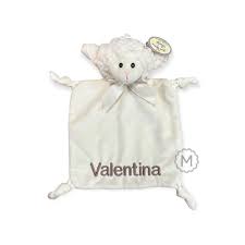 Personalized Wee Lamby Lamb Blankie Lovie by Bearington Baby in Cream - Etsy