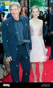 Harrison Ford and Calista Flockhart New York premiere of 'Indiana Jones and  the Kingdom of the Crystal Skull' at AMC Magic Stock Photo - Alamy