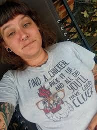 Funny shirt with australorp chicken design