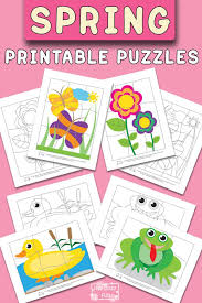 If you're looking for a way to keep the kids entertained and away from phone screens, why not try these puzzle games for kids? Spring Printable Puzzles For Kids Preschool Puzzles Printable Puzzles For Kids Printable Puzzles