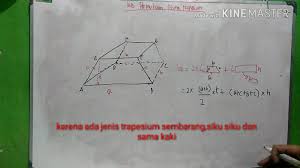 Luas Permukaan Prisma Trapesium Youtube