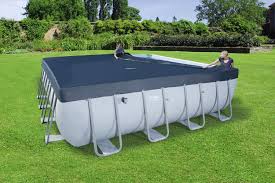 Power Steel 488x488x122cm Quadrat Stahlrahmenpool Set Mit Filterpumpe Und Zubehor Pools Pools Spa Garten Sport Freizeit Ha Pool Pool Spa Pool Pool