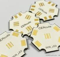 CERmaUVS: UVC LED Aluminum Nitride (ALN) SMD Starboard PCB