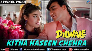 Kitna Haseen Chehra Lyrical Video Dilwale Ft Ajaydevgn Raveenatandon Bollywood Movie Songs Songs Mp3 Music Downloads