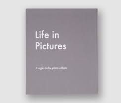 Life In Pictures Grey Photo Album Photo Album Coffee Table Photo Album Classic Photo Album