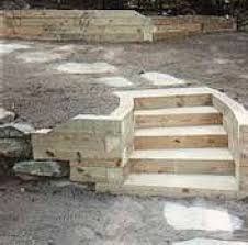 How To Build A Timber Retaining Wall Garden Stairs Retaining Wall Garden Steps