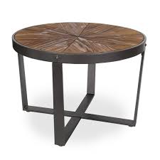 A stylish coffee table to decorate with your magazines, books, and succulents, this coffee table from saracina home is ideal. Kate And Laurel Farmhouse Gerhardt Round Wood And Metal Coffee Table 24 X 24 X 15 5 Rustic Brown And Black Modern End Table For Storage And Display Walmart Com Walmart Com