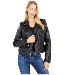 Levi S R Classic Asymmetrical Faux Leather Motorcycle Jacket Black 2 Women S C Leather Motorcycle Jacket Women Faux Leather Motorcycle Jacket Leather Jacket