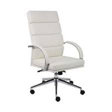 Executive Chair In Chrome And White Nebraska Furniture Mart Best Office Chair Office Chair High Back Office Chair