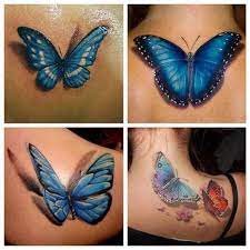 113 Gorgeous Butterfly Tattoos That You Must See Butterfly Tattoo Blue Butterfly Tattoo Tattoos