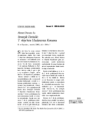 Türkiye'nin uluslararası konumu (strategic depth) prof.dr. Pdf Ahmet Davutoglu Stratejik Derinlik Hasan Kosebalaban Divan Disiplinlerarasi Calismalar Dergisi Divan Journal Of Interdisciplinary Studies Academia Edu