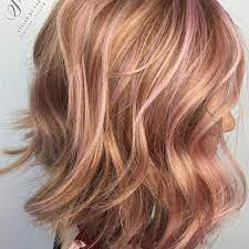 A strawberry blonde hair with blue eyes look will make you ravishing all the time. Strawberry Blonde With A Hint Of Pink Licensetocreate Olaplex Pravana Short Textured Hair Hair Styles Strawberry Blonde Hair