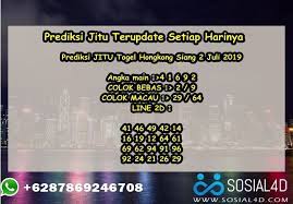 Prediksi Hongkong Siang 2 Juli 2019 Sosial4d Penyiangan 27 Agustus Mainan