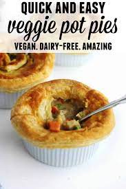 Easy Vegan Mushroom Pot Pies Recipe Rhubarbarians Recipe Vegan Pot Pie Recipe Veggie Pot Pie Veggie Pot Pie Recipe
