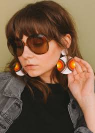 Retro 70s Swirl Earrings