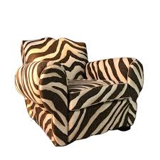 Items 1 to 9 of 11 total. 1950s Club Chair With Ralph Lauren Zebra Fabric 143515