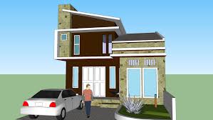 Model rumah minimalis ukuran 10x15 yg sedang trend saat ini youtube via youtube.com. Rumah Minimalis House Minimalis Home 010 3d Warehouse