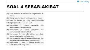 Berbagai pikiran buruk menghantui kepala yang penat dan tubuh yang lelah. Ujian Tulis Berbasis Komputer Soal Sebab Akibat Offered By Unacademy