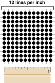 Lines per inch