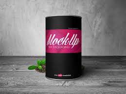 Download Tea Packaging Can Mockup Free Mockups Best Free Psd Mockups Apemockups