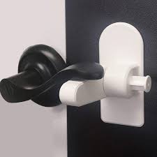 Buy 6 Pack Child Proof Door Lever Lock Prevents Toddlers From Opening Doors One Hand Opertaion Adhesive Baby Proofing Door Handle Safety Locks For Kids Online In Turkey B08b864by2