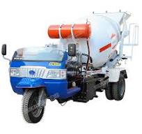 Tricycle Truck 2.5m3 Mobile Small Mini Concrete Mixer Cement Mixing  Equipment