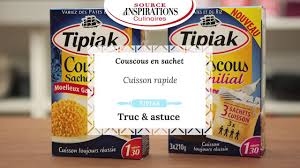 Mode D Emploi Cuisine Le Couscous Sachet Cuisson Et Familial Tipiak Youtube