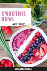 Acai Smoothie Bowl Der Gesunde Smoothie Zum Loffeln Rezept Rezepte Mit Obst Rezepte Acai Smoothie Bowl