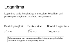 Cara penjumlahan dan pengurangan logaritma. Pangkat Akar Dan Logaritma Pada Pertemuan Kali Ini