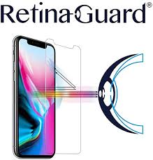 Amazon Com Retinaguard Iphone Xs Iphone X Anti Blue Light Tempered Glass Screen Protector Transparent Sgs And Intertek Tested Blocks Excessive Harmful Blue Light Reduce Eye Fatigue And Eye Strain